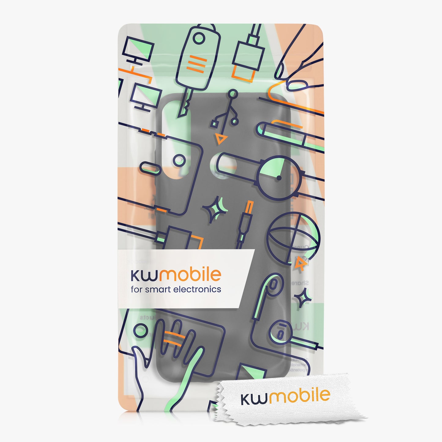 kwmobile Phone Case for Huawei Y6p Case Wireless Charging Protective Cover