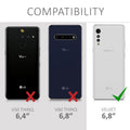 kwmobile Phone Case for LG Velvet - Cover - Wireless Charging Protective Case