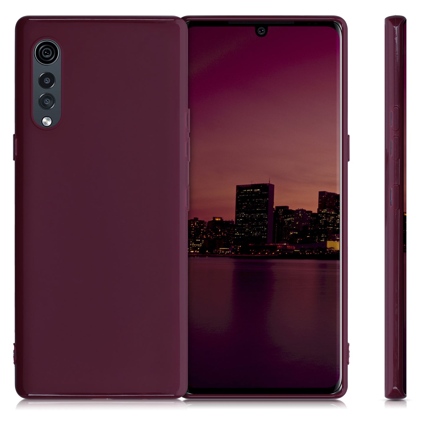 kwmobile Phone Case for LG Velvet - Cover - Wireless Charging Protective Case
