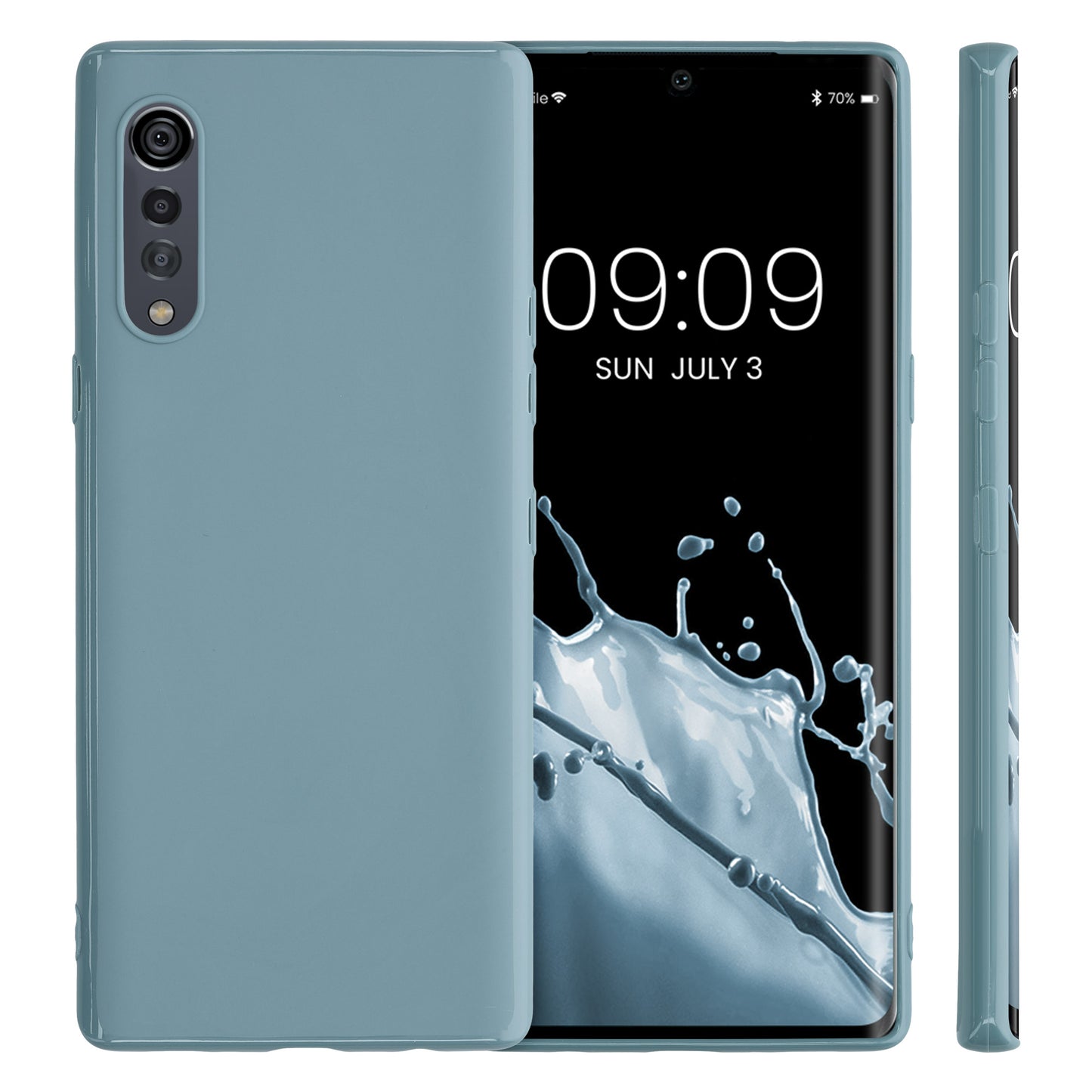 kwmobile Phone Case for LG Velvet - Cover - Wireless Charging Protective Case