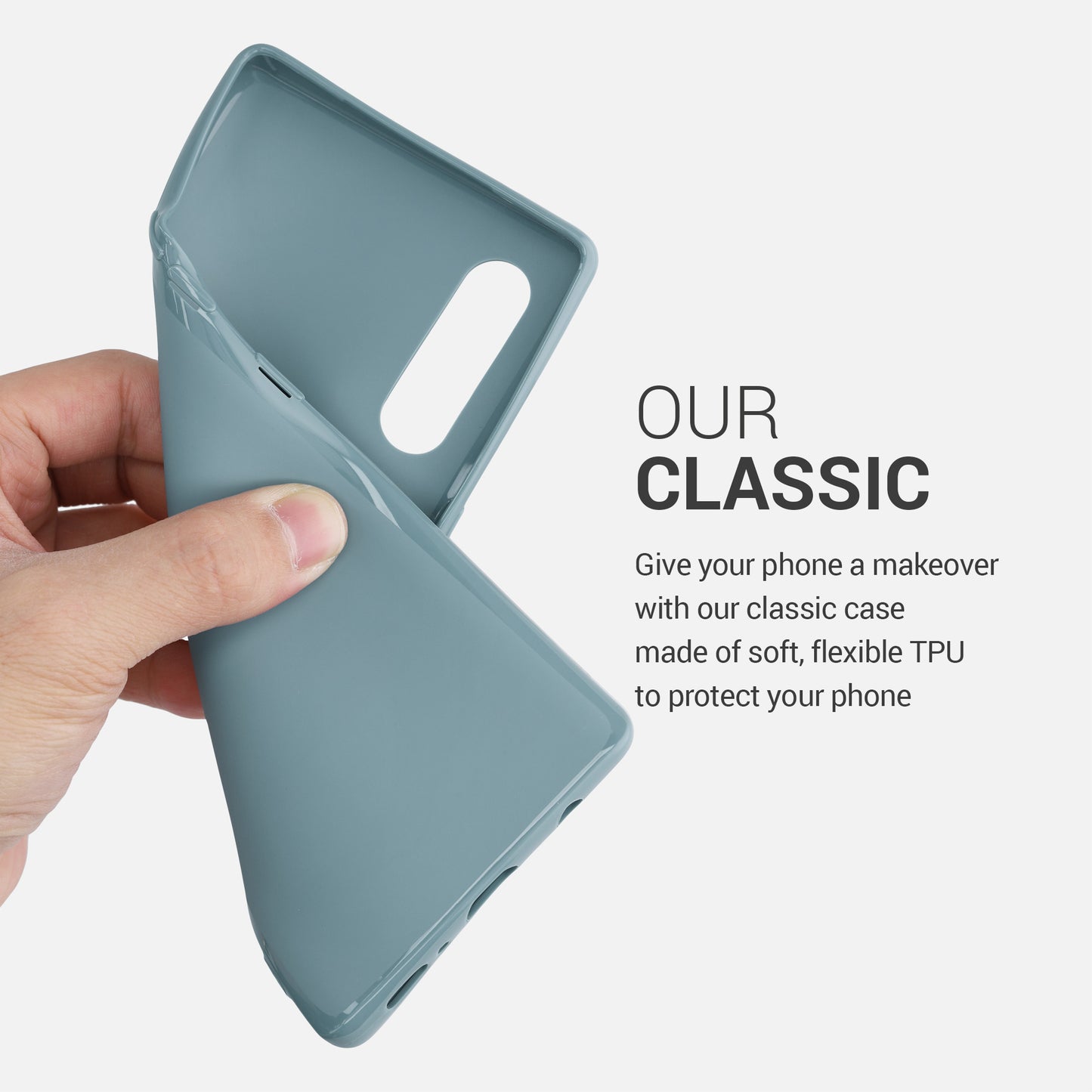 kwmobile Phone Case for LG Velvet - Cover - Wireless Charging Protective Case