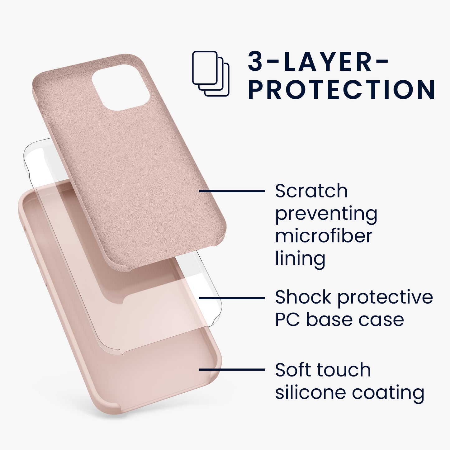 kwmobile Phone Case for iPhone 12 mini - Wireless Charging