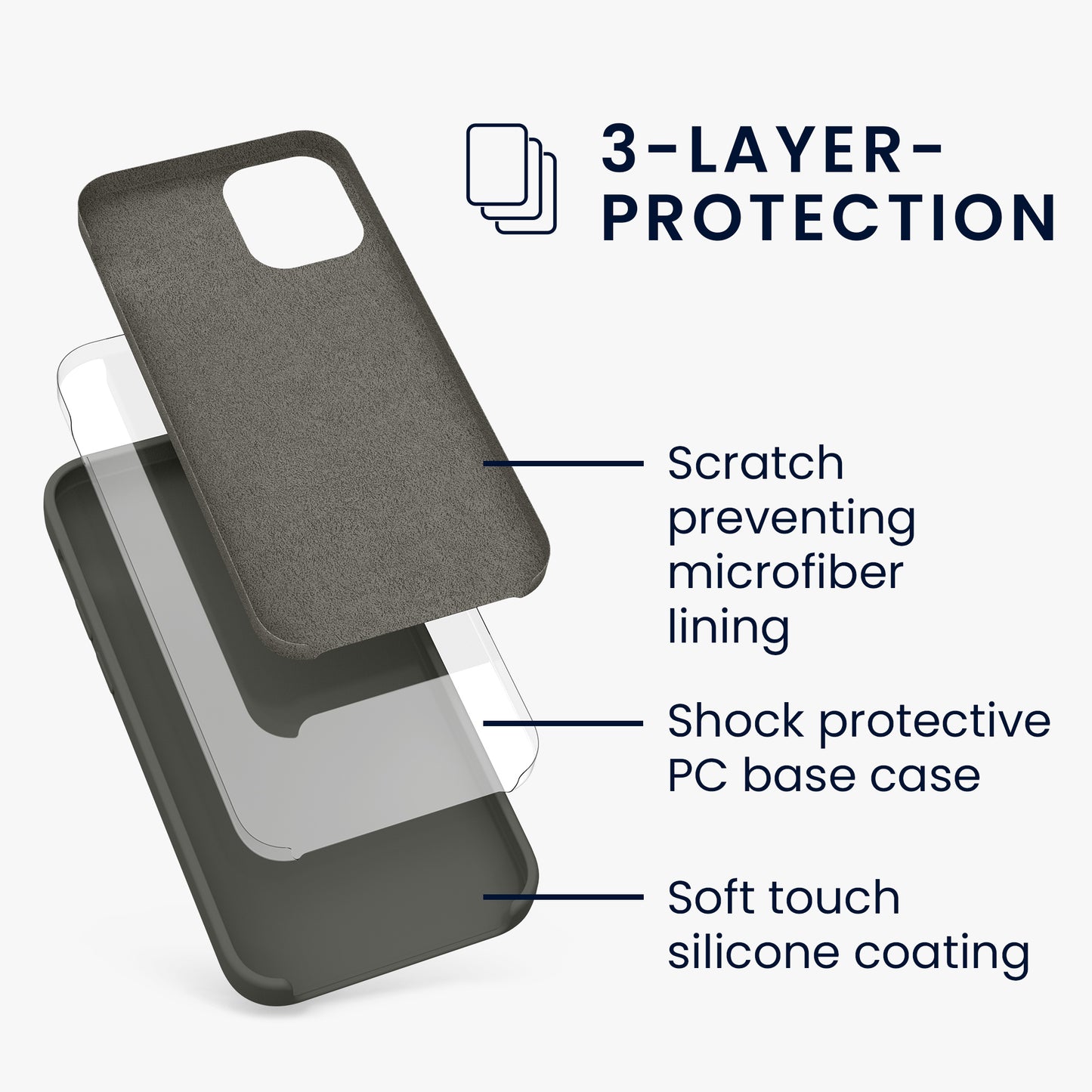kwmobile Phone Case for iPhone 12 mini - Wireless Charging