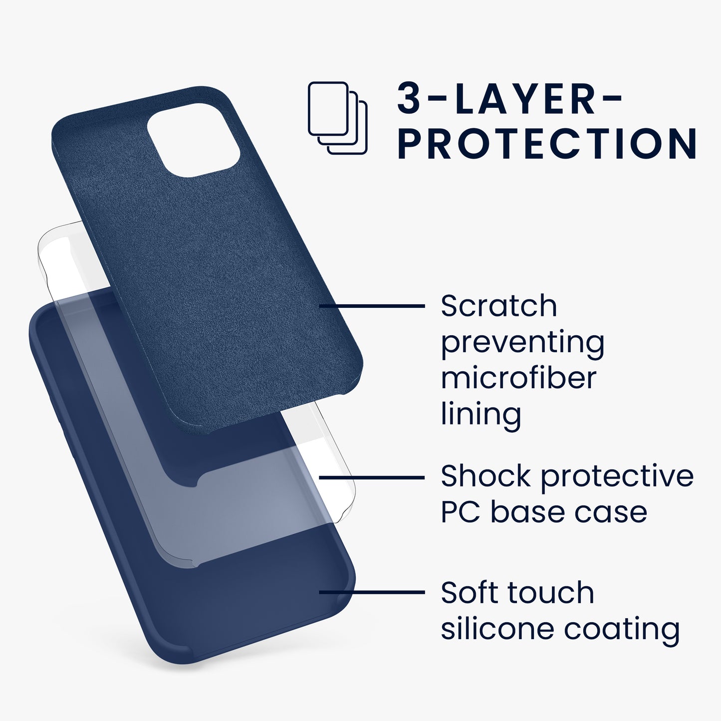 kwmobile Phone Case for iPhone 12 mini - Wireless Charging