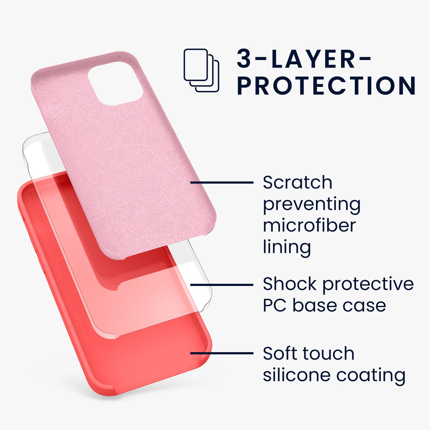 kwmobile Phone Case for iPhone 12 mini - Wireless Charging