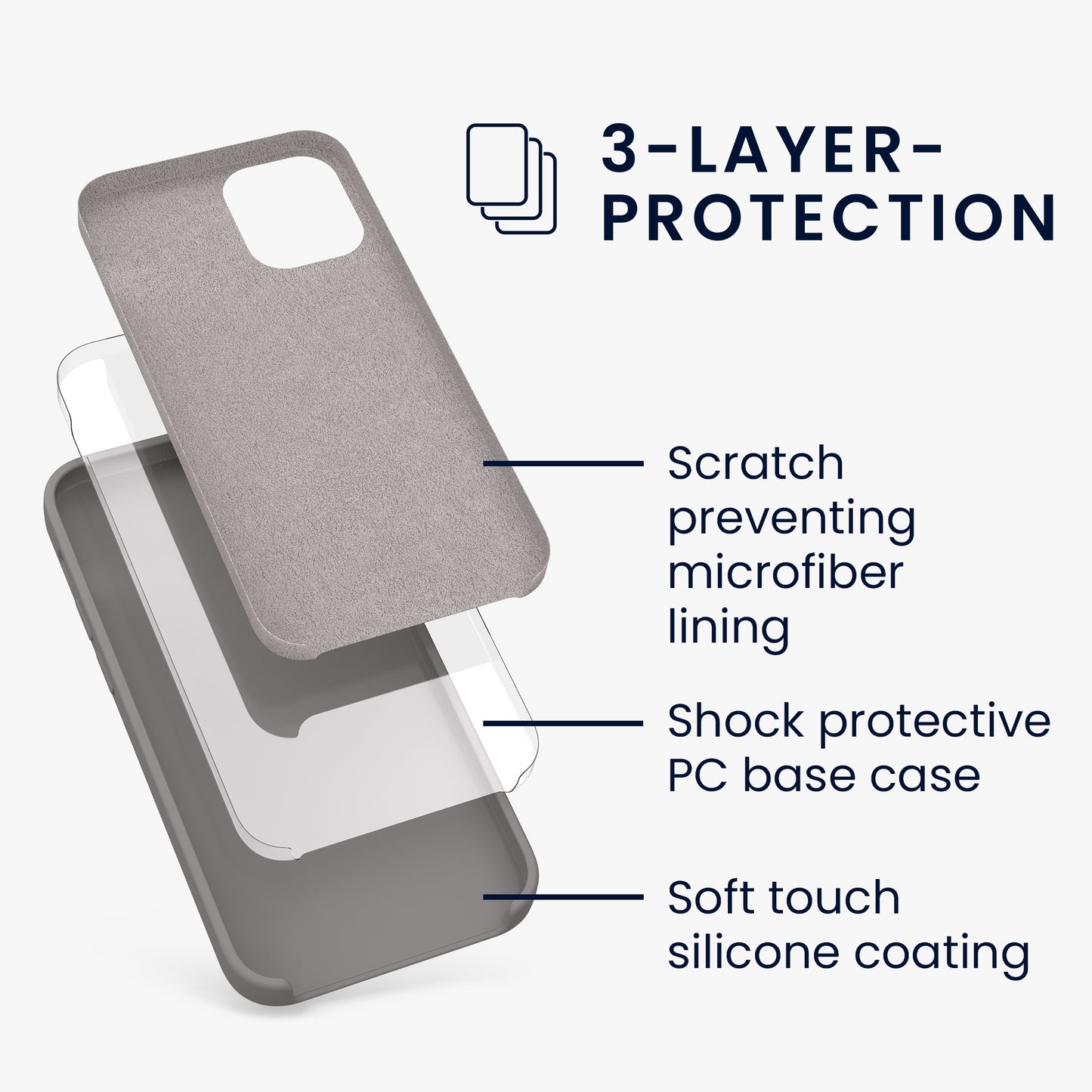 kwmobile Phone Case for iPhone 12 mini - Wireless Charging