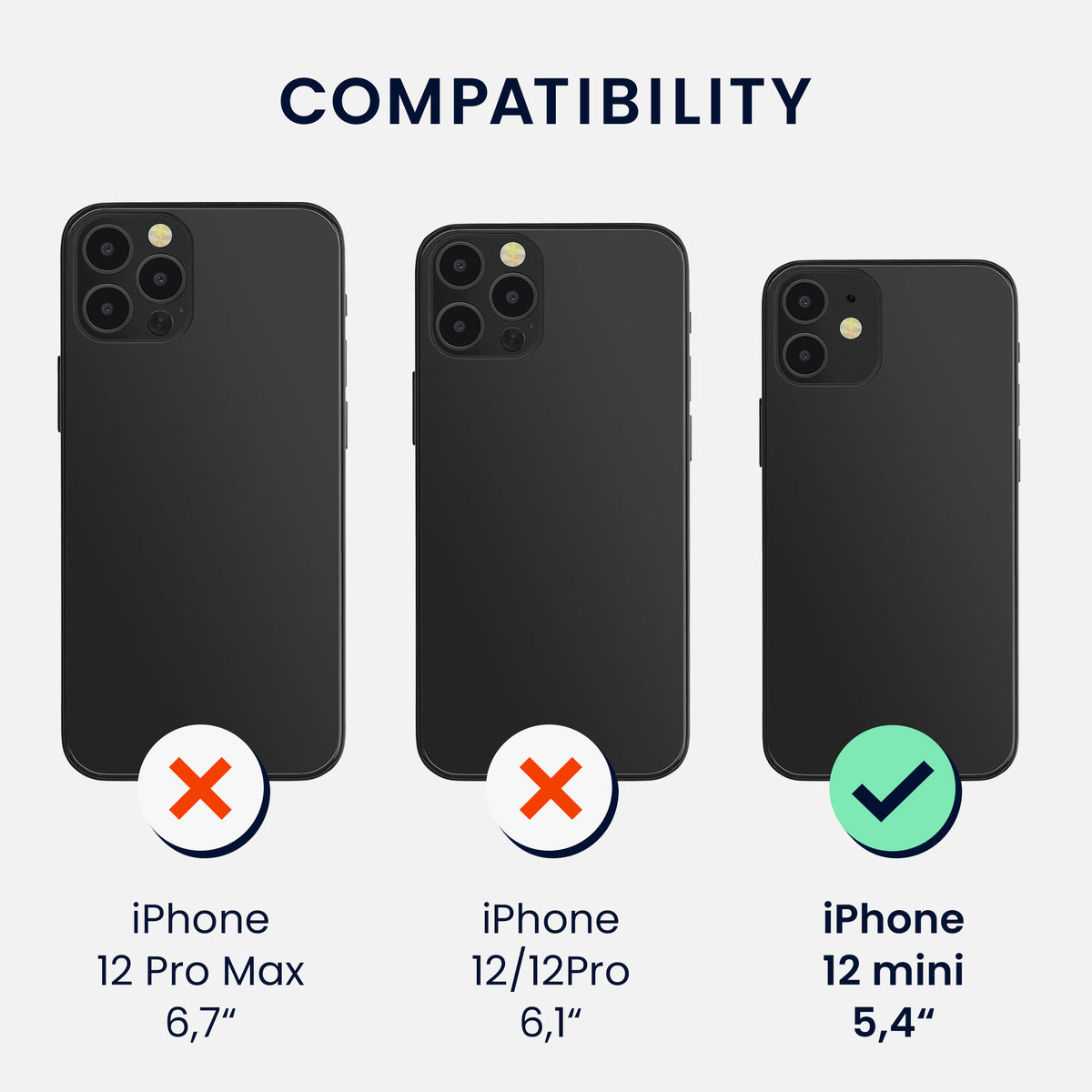 kwmobile Phone Case for iPhone 12 mini - Wireless Charging