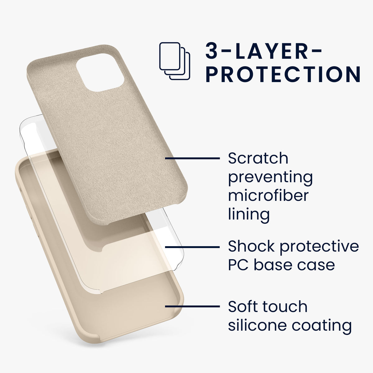 kwmobile Phone Case for iPhone 12 mini - Wireless Charging