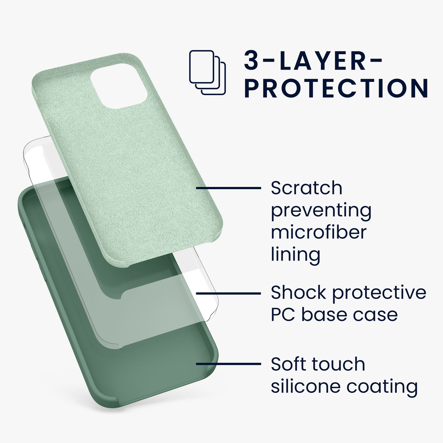 kwmobile Phone Case for iPhone 12 mini - Wireless Charging