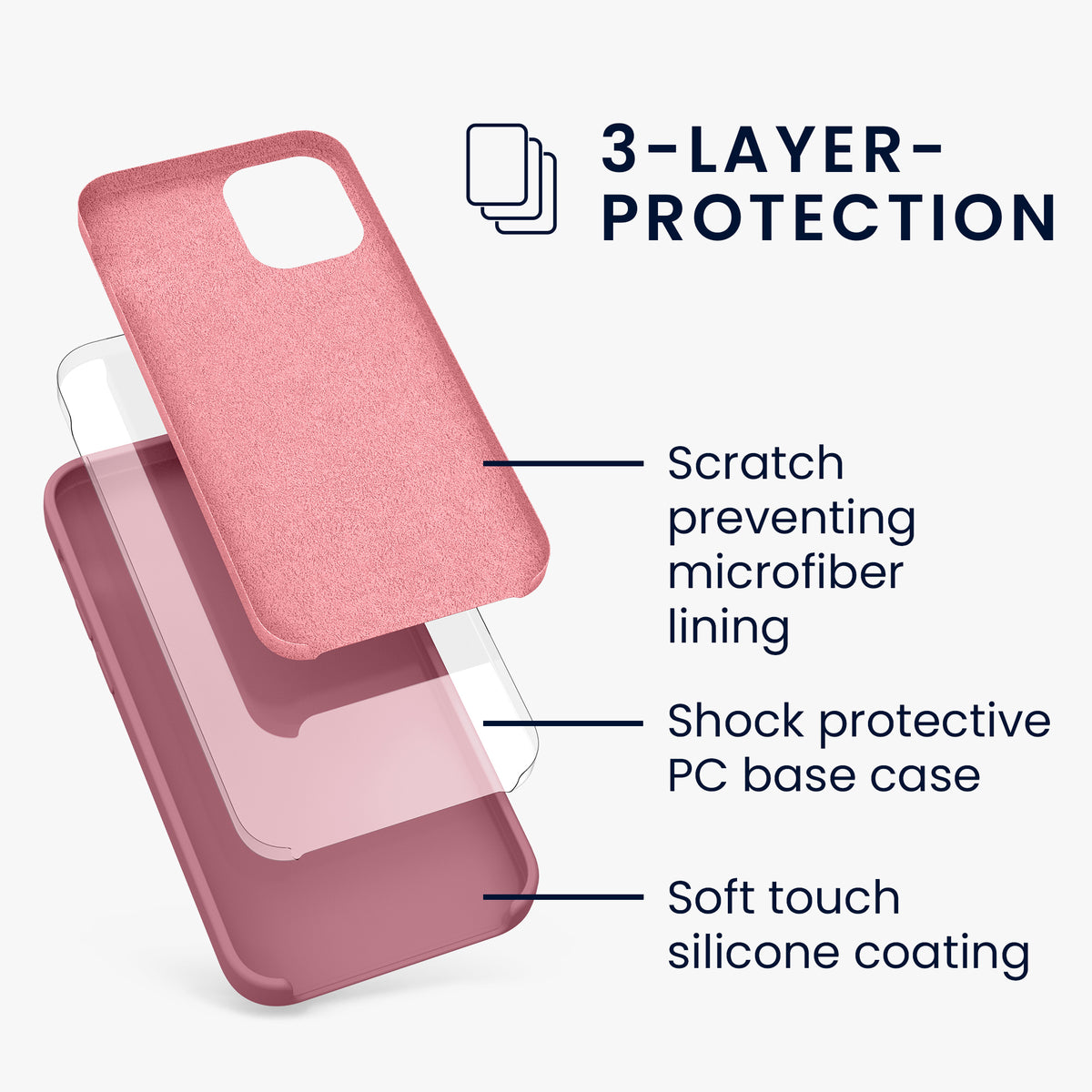 kwmobile Phone Case for iPhone 12 mini - Wireless Charging