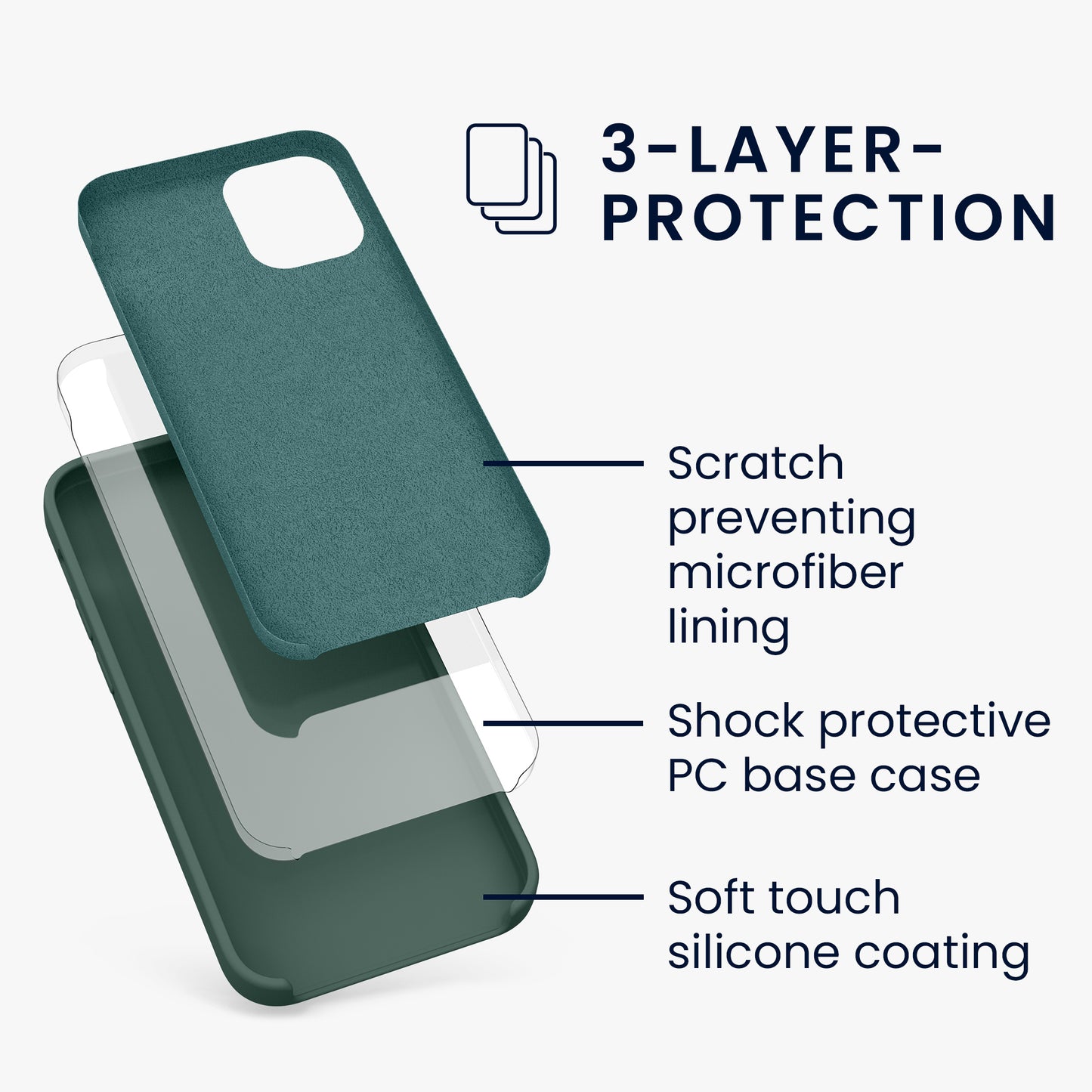 kwmobile Phone Case for iPhone 12 mini - Wireless Charging