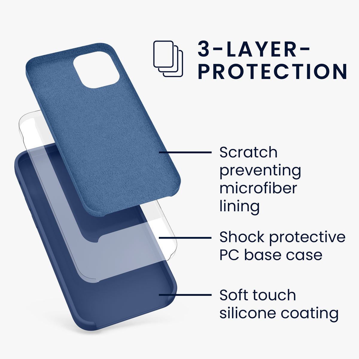 kwmobile Phone Case for iPhone 12 mini - Wireless Charging