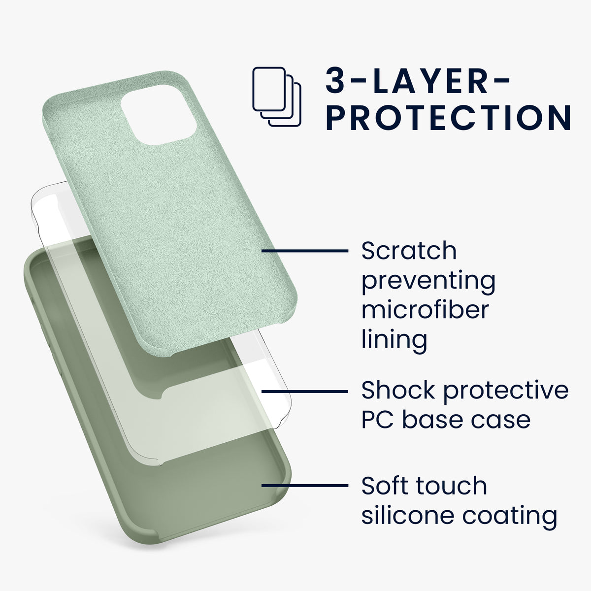 kwmobile Phone Case for iPhone 12 mini - Wireless Charging