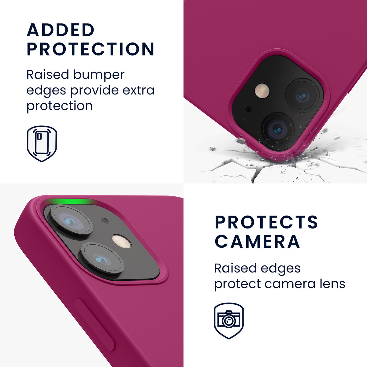 kwmobile Phone Case for iPhone 12 mini - Wireless Charging
