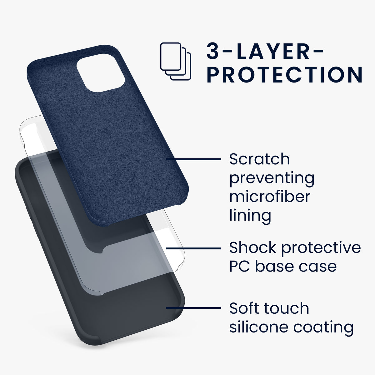 kwmobile Phone Case for iPhone 12 mini - Wireless Charging