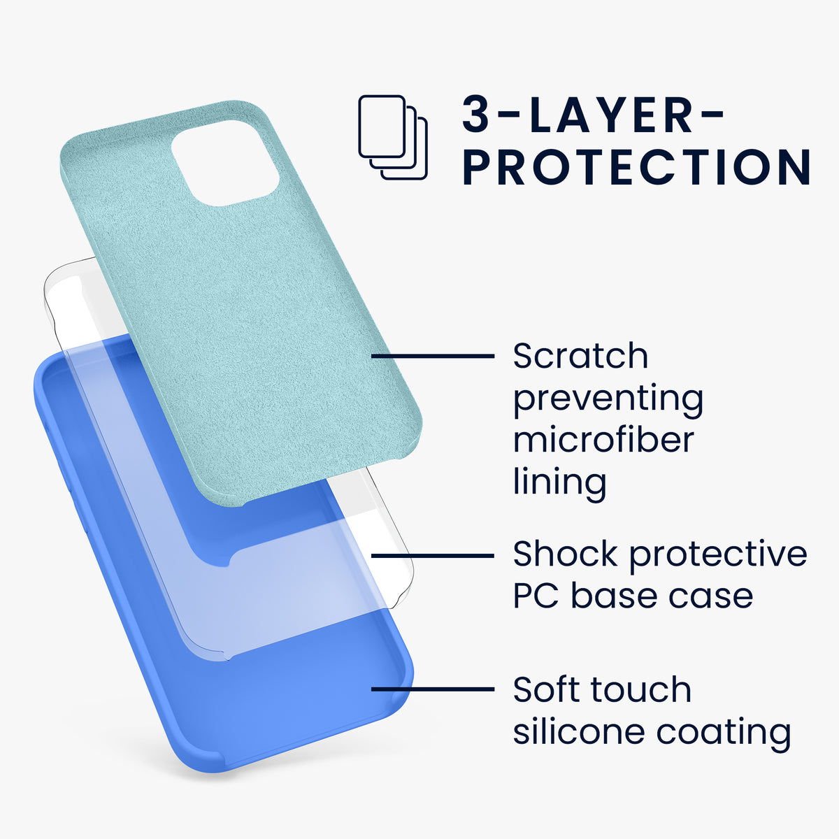 kwmobile Phone Case for iPhone 12 mini - Wireless Charging