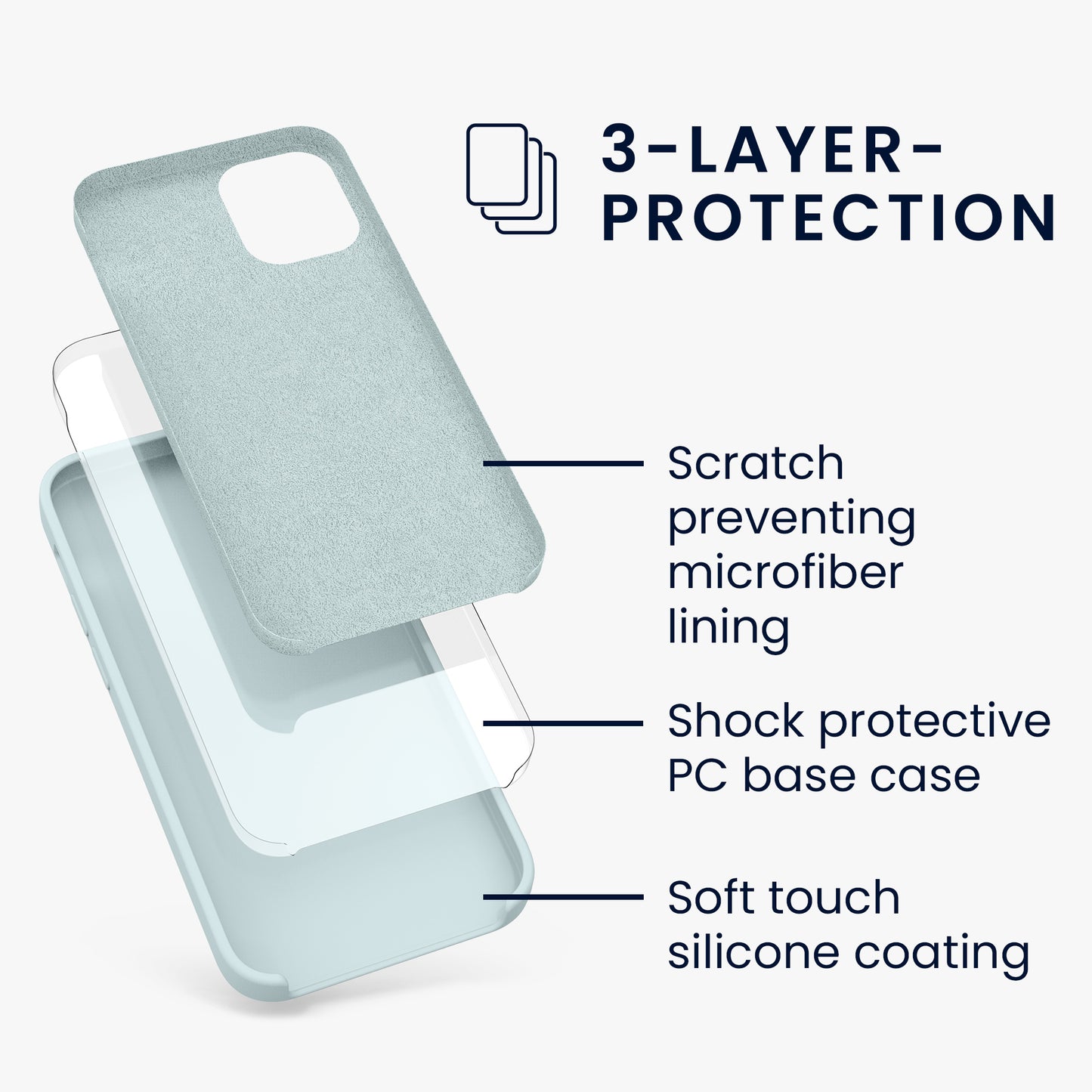 kwmobile Phone Case for iPhone 12 mini - Wireless Charging