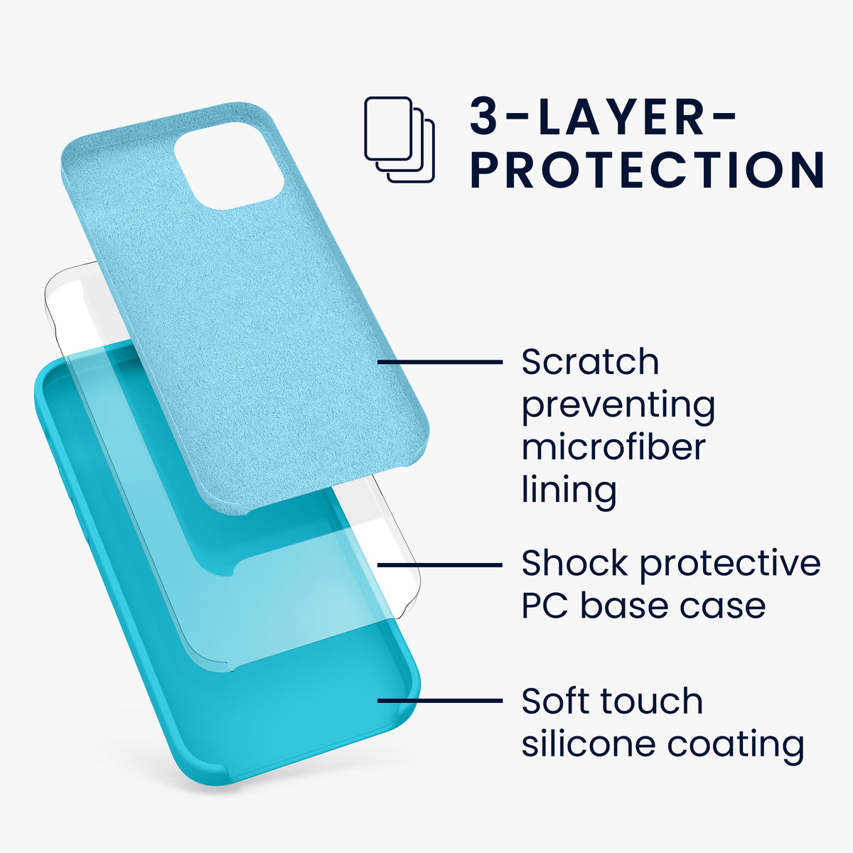 kwmobile Phone Case for iPhone 12 mini - Wireless Charging