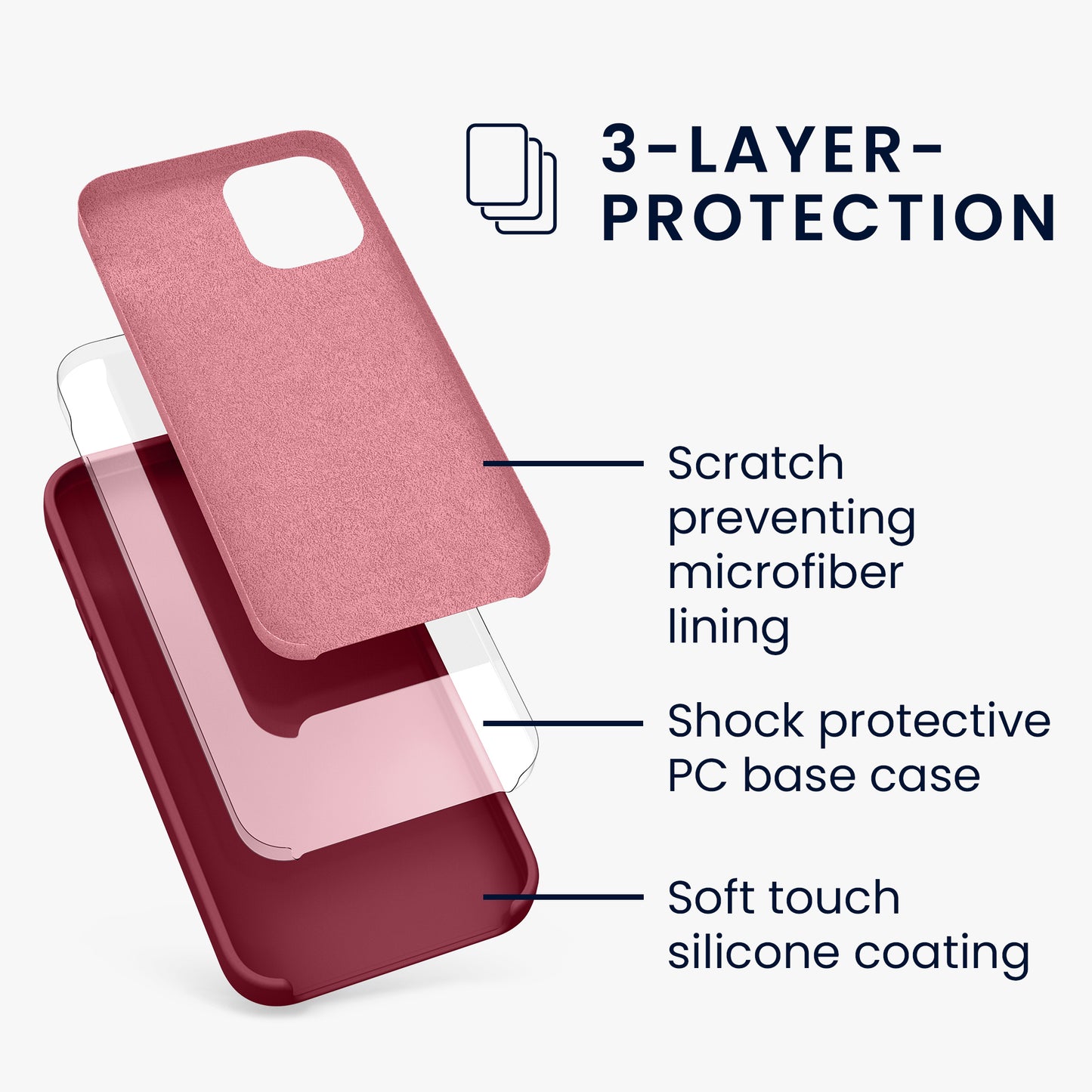 kwmobile Phone Case for iPhone 12 mini - Wireless Charging