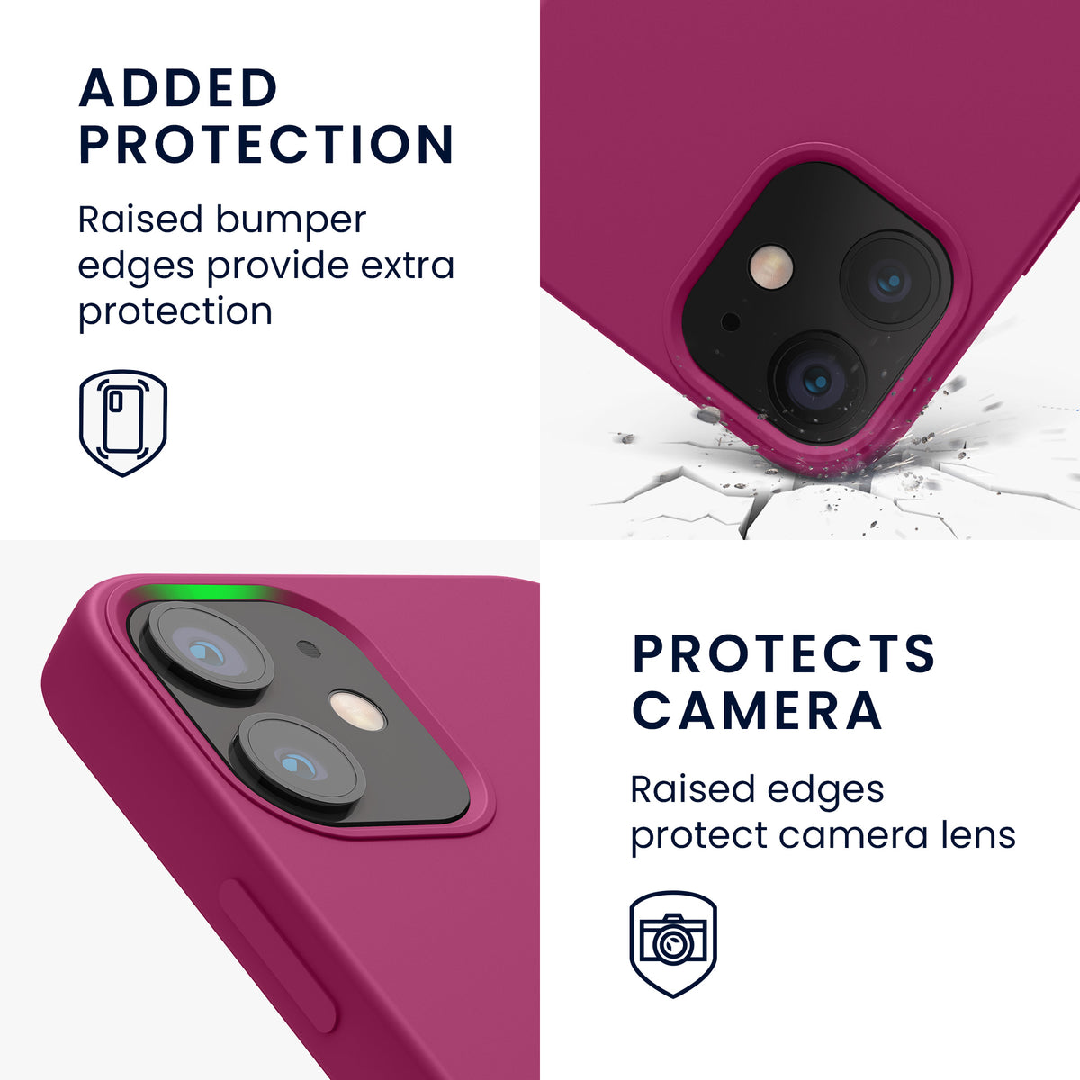 kwmobile Phone Case for iPhone 12 mini - Wireless Charging