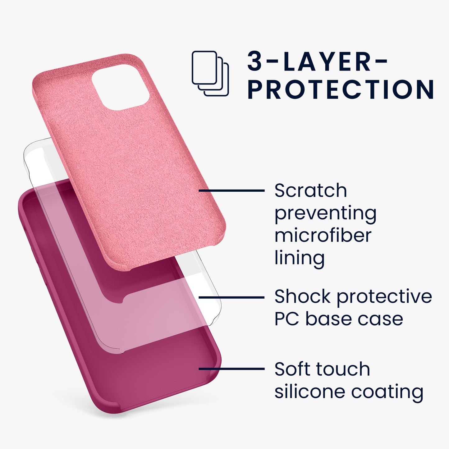 kwmobile Phone Case for iPhone 12 mini - Wireless Charging