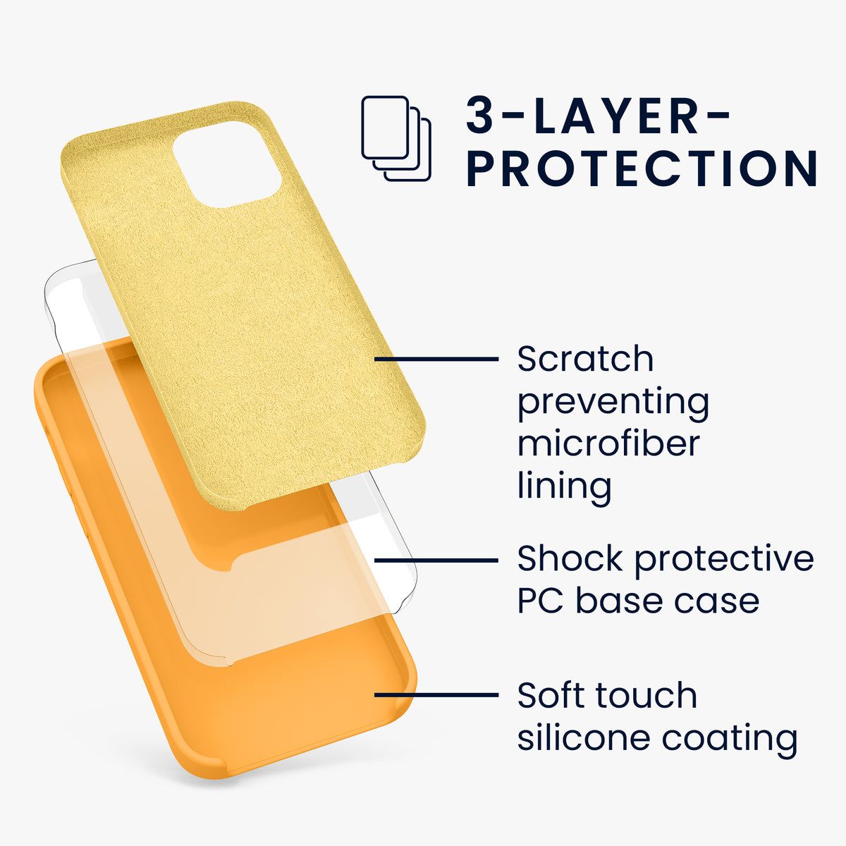 kwmobile Phone Case for iPhone 12 mini - Wireless Charging