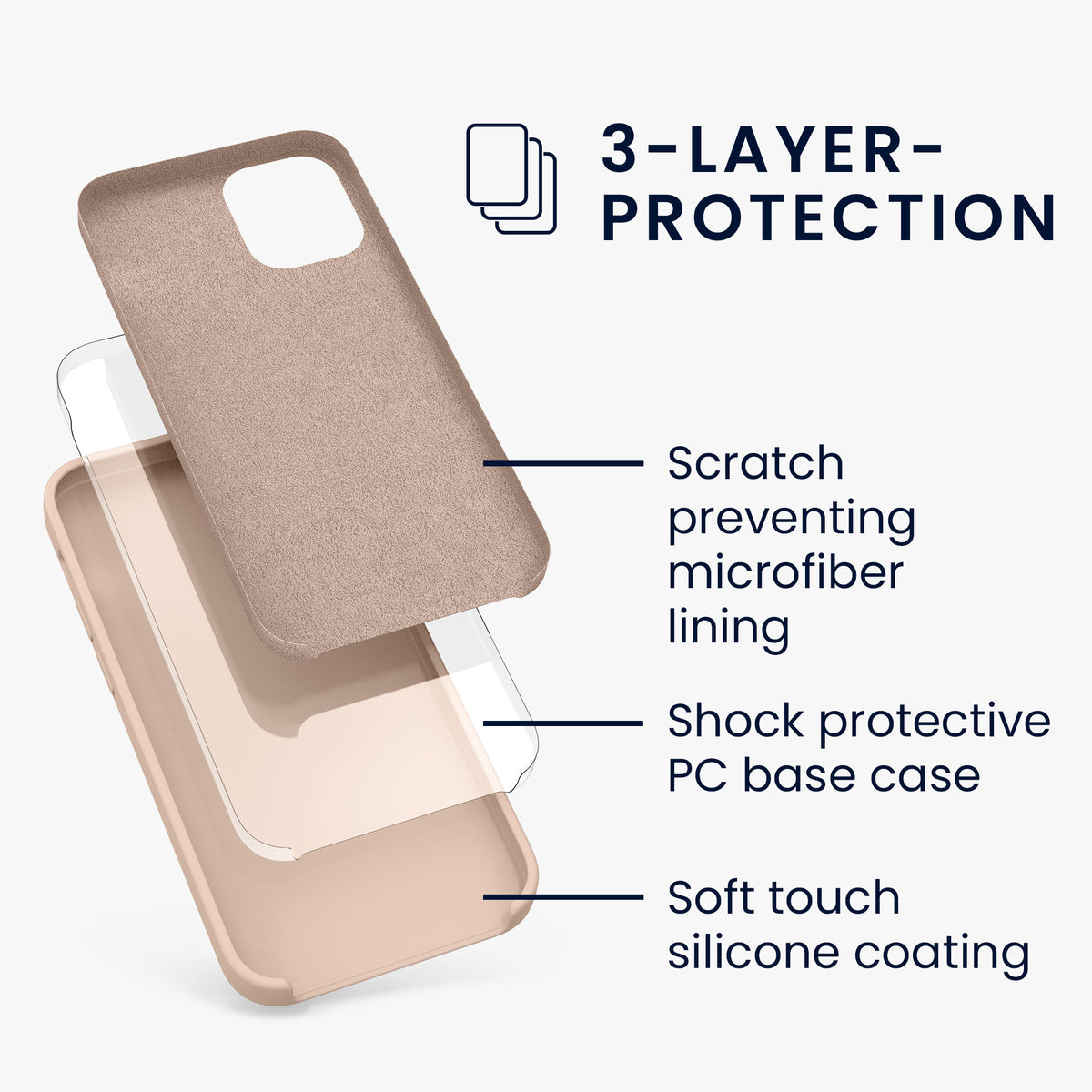 kwmobile Phone Case for iPhone 12 mini - Wireless Charging
