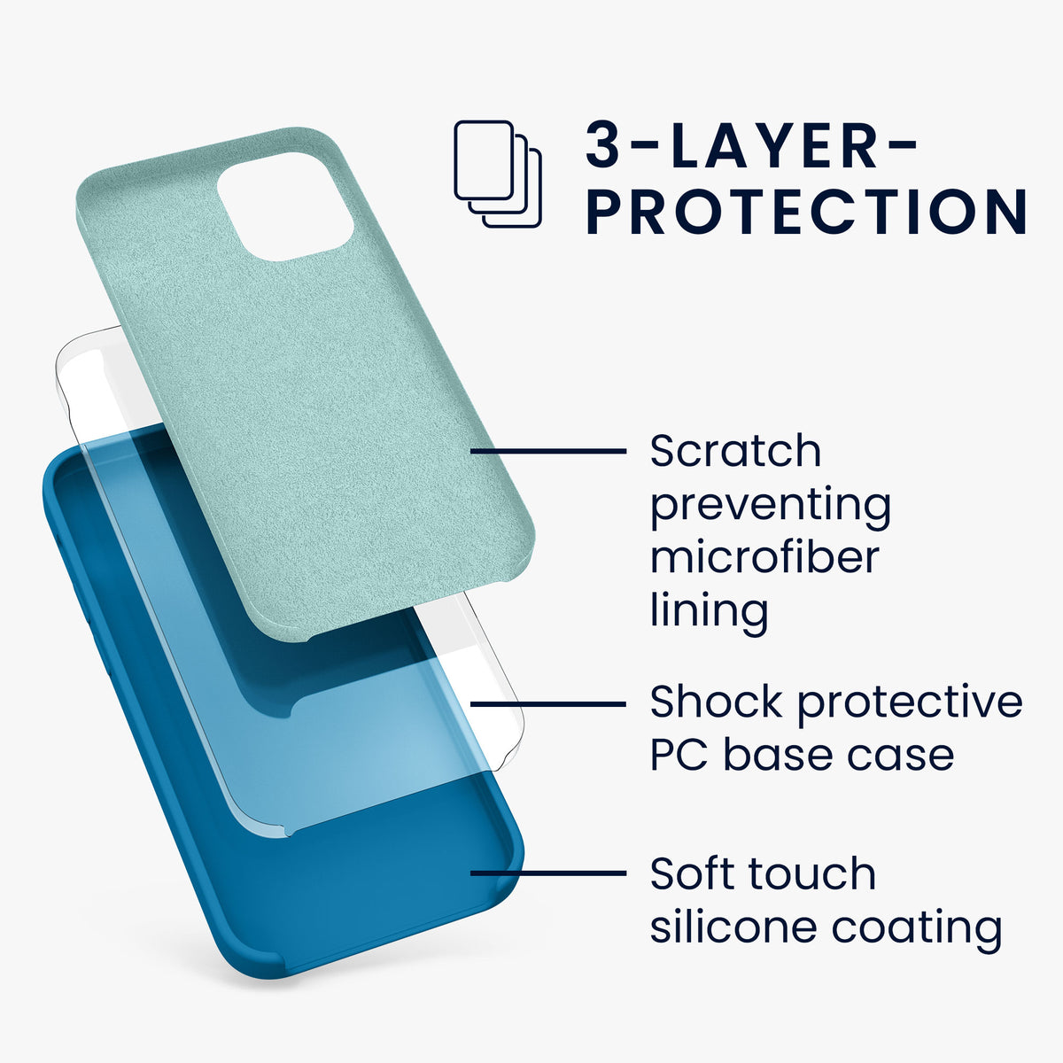 kwmobile Phone Case for iPhone 12 mini - Wireless Charging