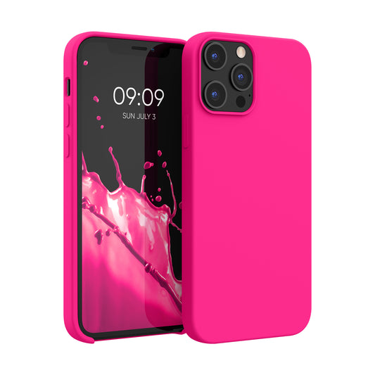 kwmobile Phone Case for iPhone 12 Pro Max - Silicone Cover - Wireless Charging