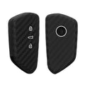 kwmobile Car Key Cover Compatible with VW Golf 8 3-Button Car Key - Key Fob Cover Don't Touch My Key