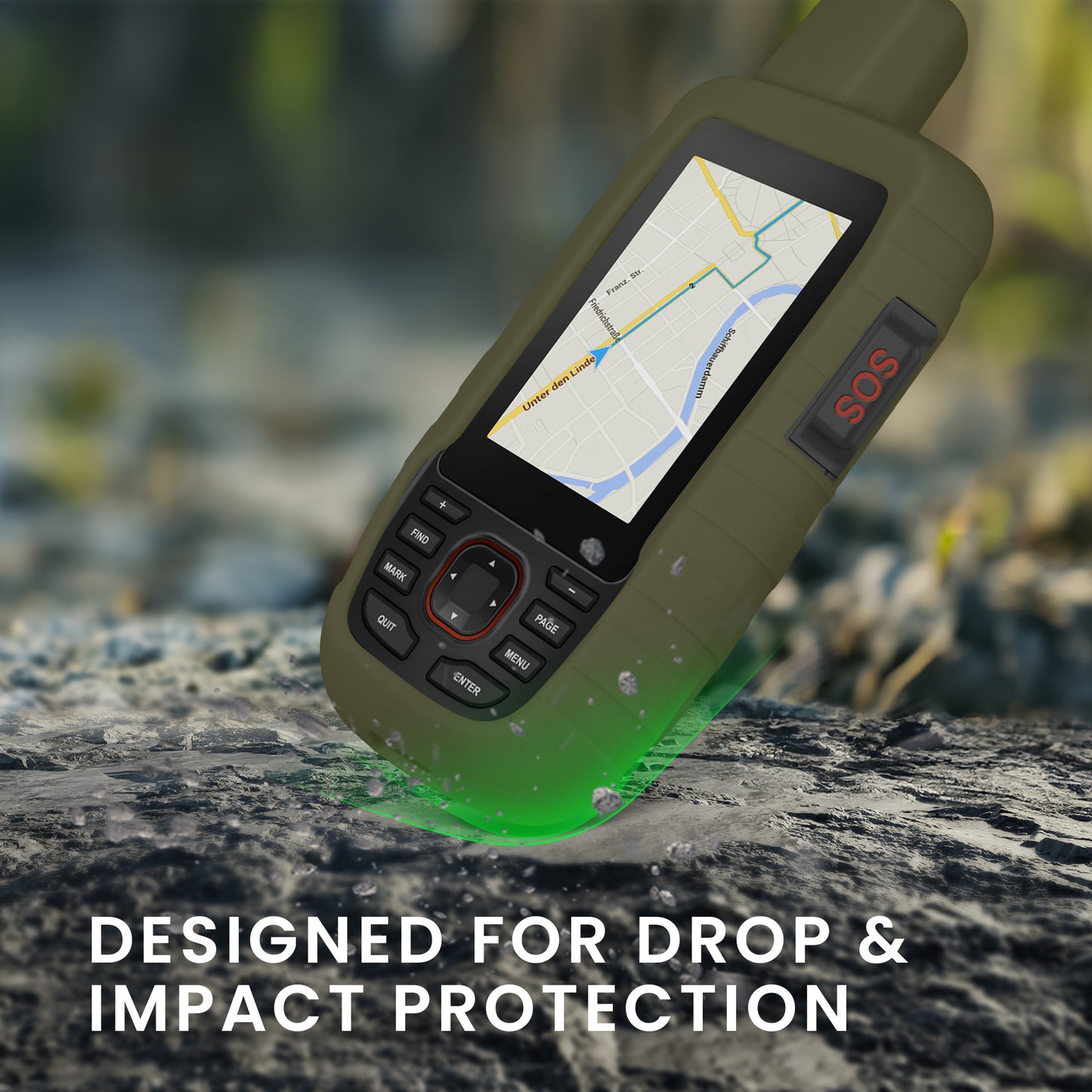 kwmobile Case compatible with Garmin GPSMAP 66i / GPSMAP 67i - Protective Cover for GPS Handheld Device