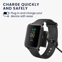 kwmobile Smartwatch Ladekabel für Huami Amazfit Bip S (A1805/A1916) USB Ladekabel für Smartwatch - Smart Watch
