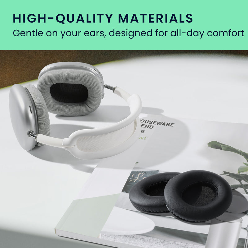kwmobile Ohr Polster für TaoTronics BH060 Kopfhörer Ersatzteile Over Ear Headphones - Schwarz - Sonstiges