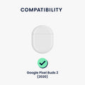 Google Pixel Buds 2 (2020) Shockproof Case with Carabiner