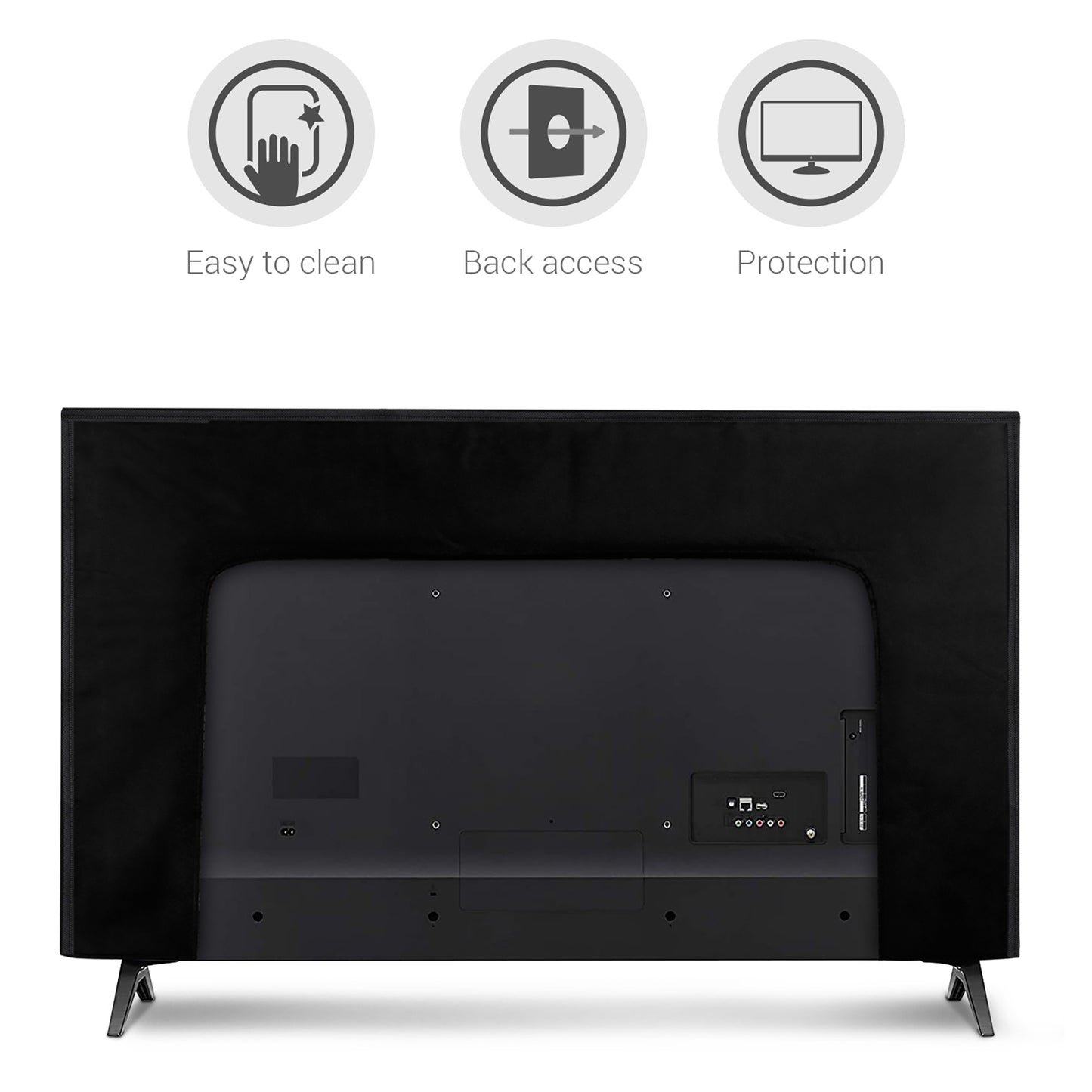 kwmobile 43" TV Cover Indoor Television Sleeve Screen Protector Cover TV Screen Dust Cover TV Cover