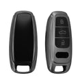 Audi A6 A7 A8 Q7 Q8 3-Button Keyless TPU Car Key Cover Metallic