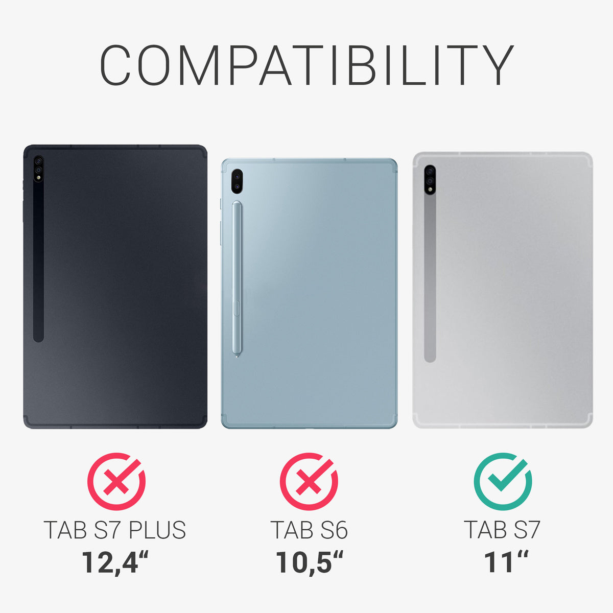 Samsung Galaxy Tab S9 / S8 / S7 Silicone Case