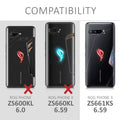 kwmobile Phone Case for ASUS ROG Phone 3 (ZS661KS) Cover Case Wireless Charging Protective Cover