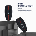 kwmobile Car Key Cover Compatible with Ford 3-Button Car Key Keyless Go Case
