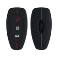 Silicone Car Key Cover for Ford 3-Button Keyless Go Honeycomb