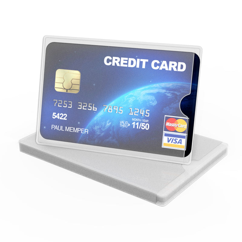 10x Credit Card Protector Sleeve TPU Matte