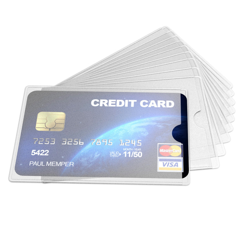 10x Credit Card Protector Sleeve TPU Matte