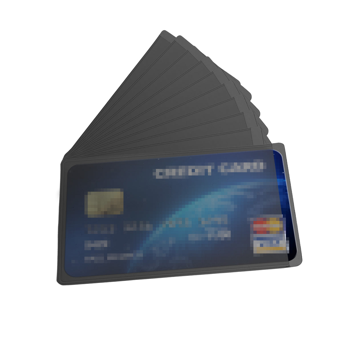 10x Credit Card Protector Sleeve TPU Matte