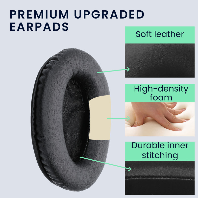 kwmobile Ear Pads for Kingston HyperX Cloud II / Cloud III / III S / 3S - Replacement Earpads - Headphone Spare Parts - Headphone Replacement Pads for Over Ear Headphones