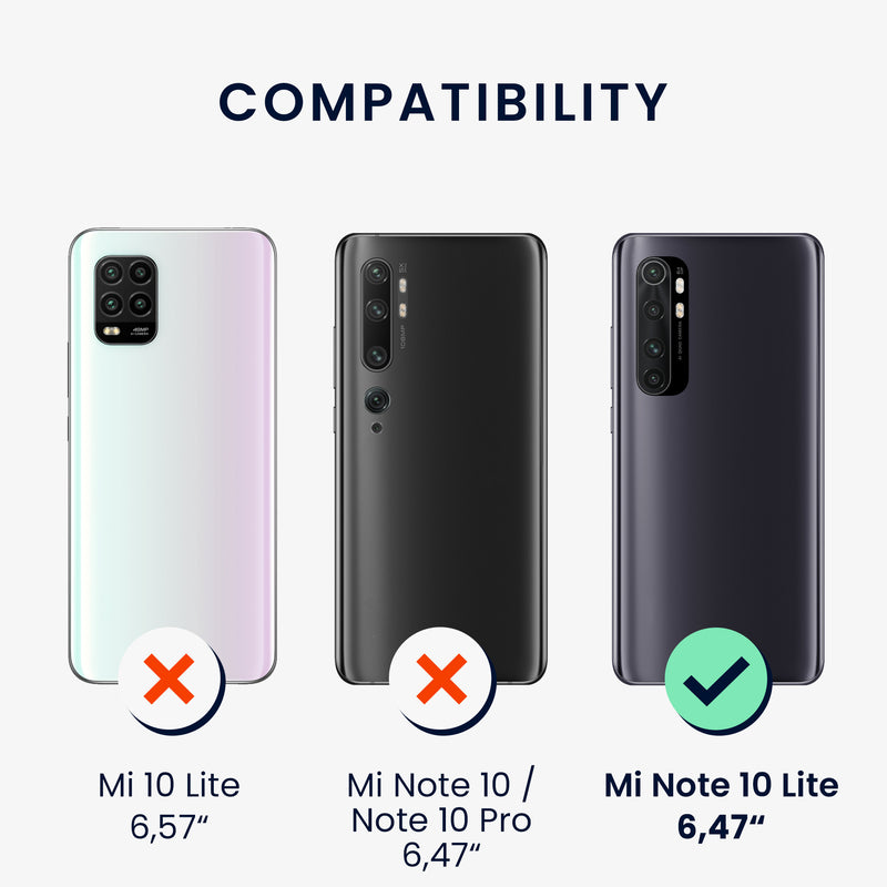 kwmobile Necklace Case kompatibel mit Xiaomi Mi Note 10 Lite Hülle - Cover mit Kordel zum Umhängen - Silikon