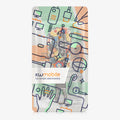 VW Golf 8 3-Button Car Key Cover Retro Flowers