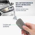 Faux Leather Car Key Cover for VW Golf 8 3-Button Grey