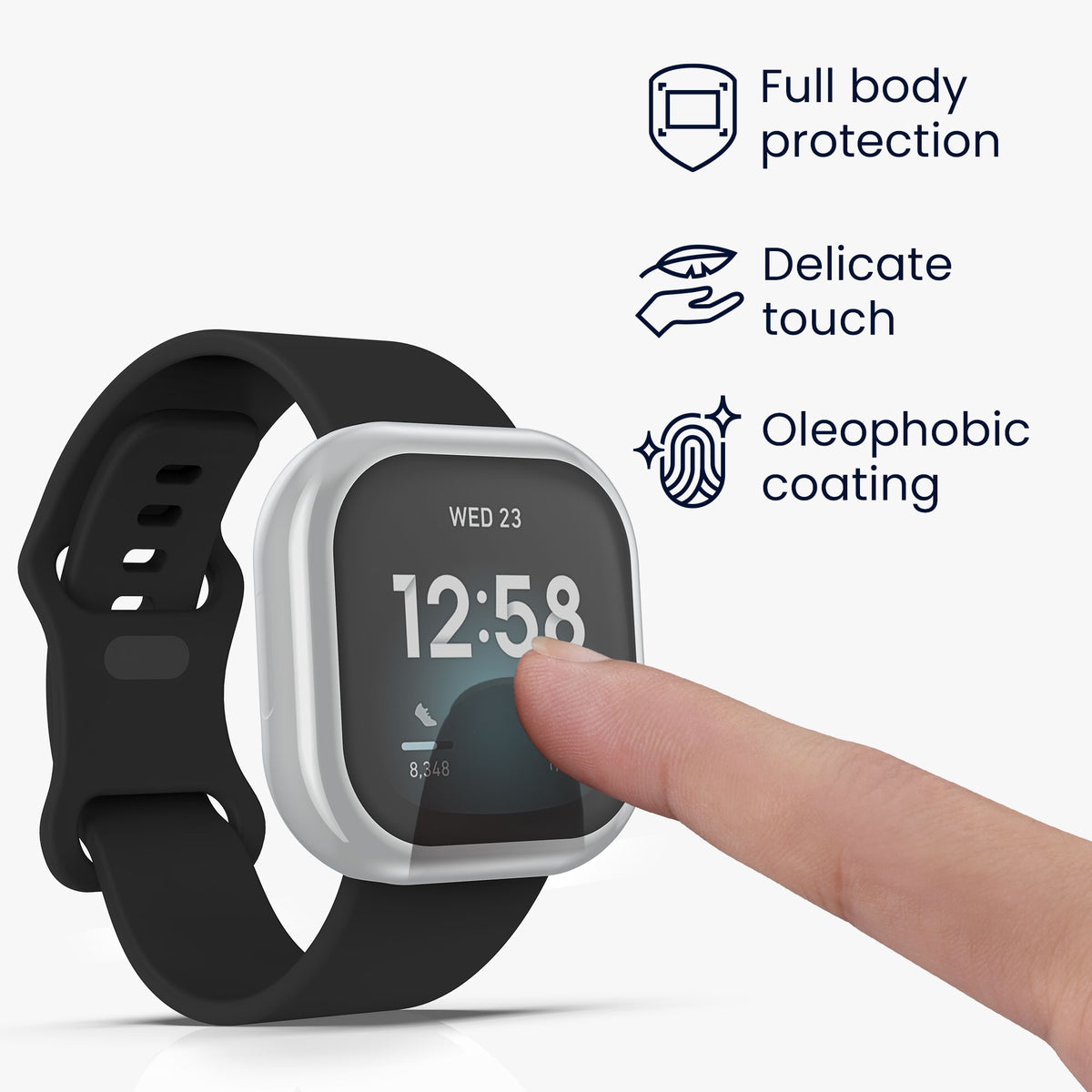Fitbit Versa 3 / Sense Fullbody Display Case