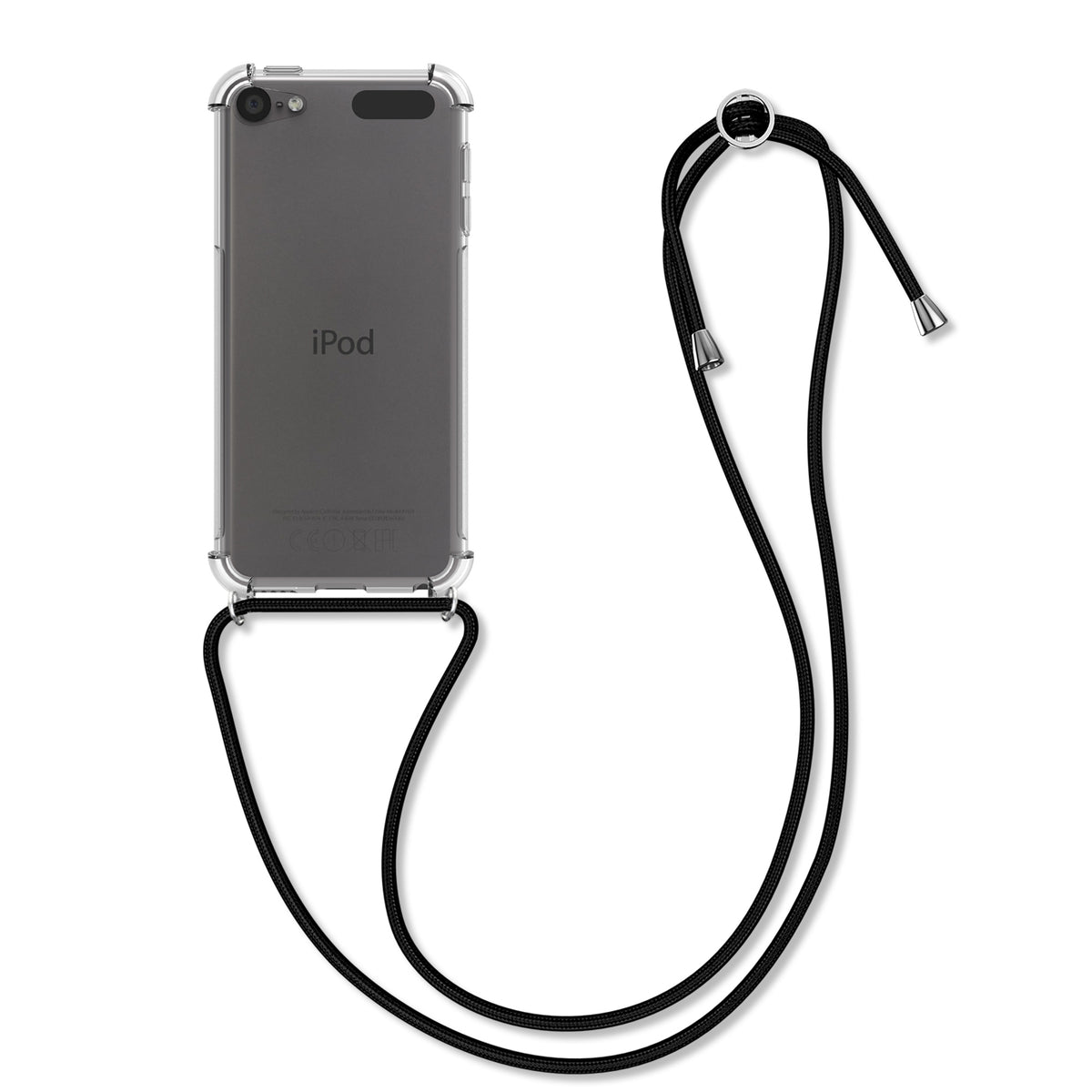 iPod Touch 6G / 7G Silicone Necklace Phone Case Clear