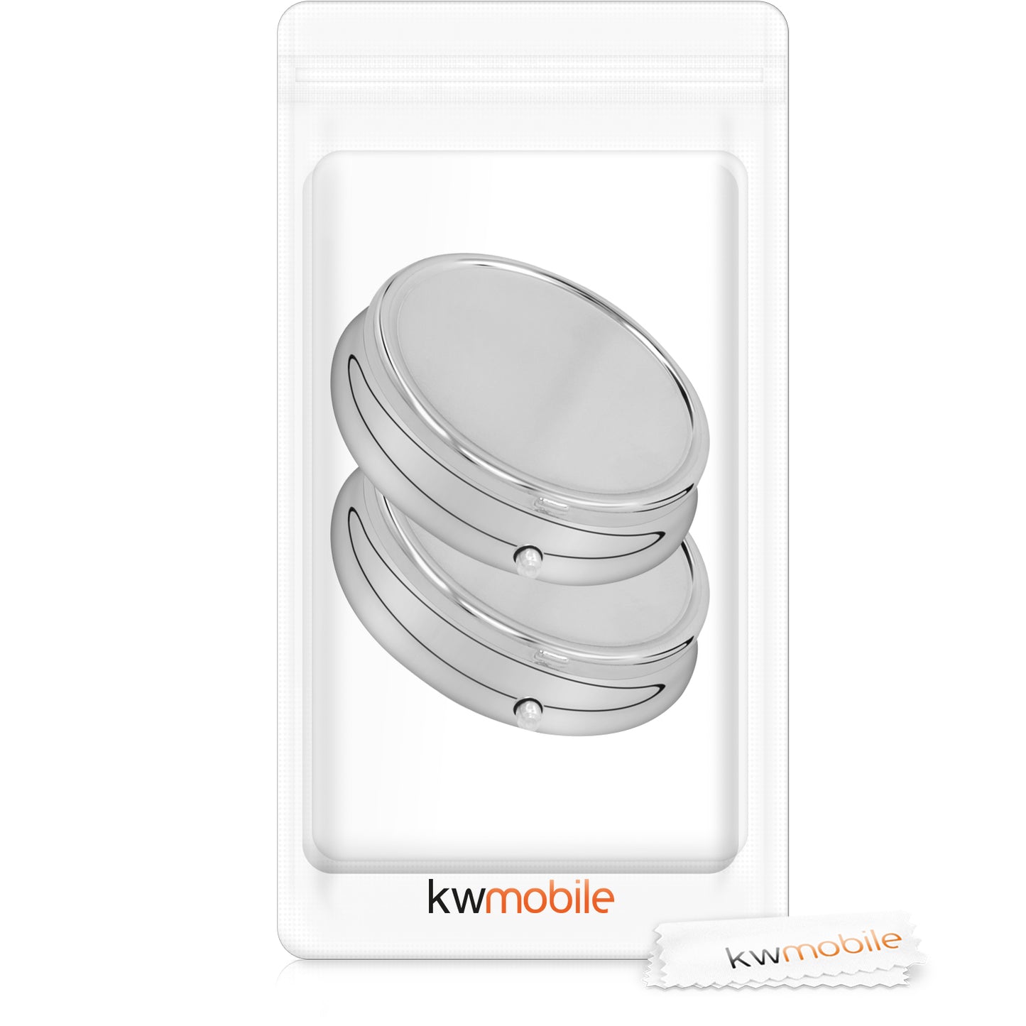 kwmobile Pillendose mit 3 Fächern - 5,2 x 1,7cm - runde Tablettendose Box - Dose - Hüllen